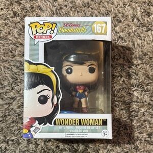 Funko Pop! Heroes Wonder Woman Figure with Red and Blue Outfit